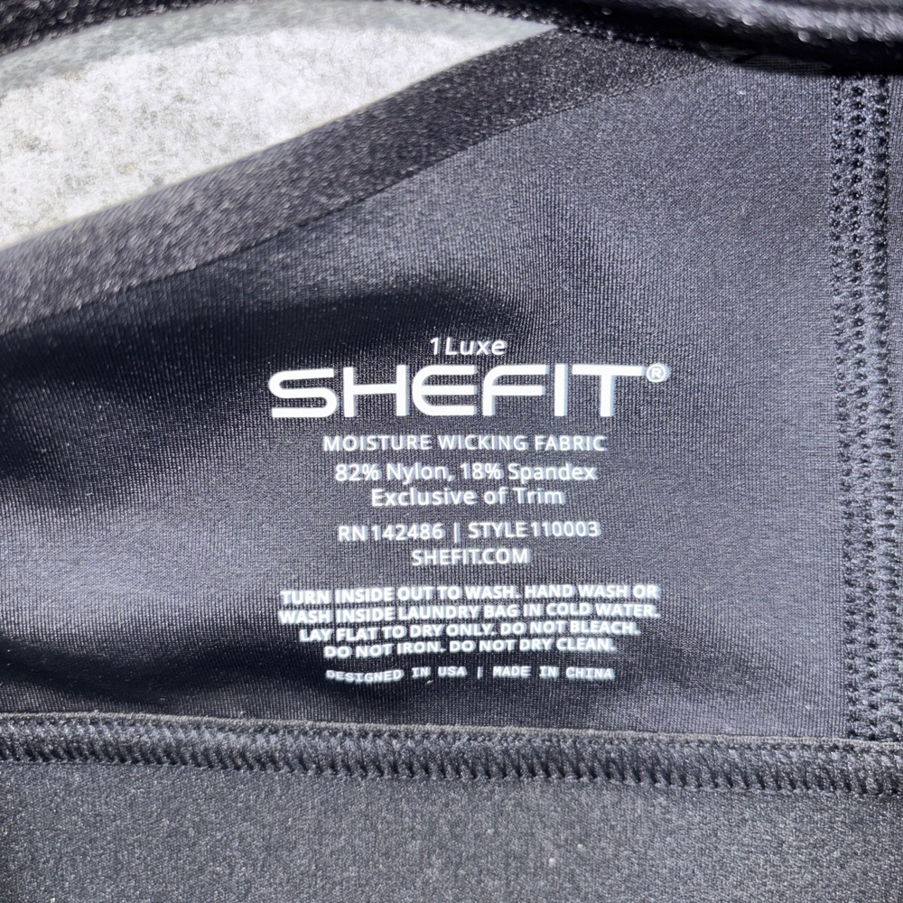 2 SHEFIT FLEX 1Luxe Sports Bra Pink Black Supportive Fitness Activewear Medium - Picture 5 of 9